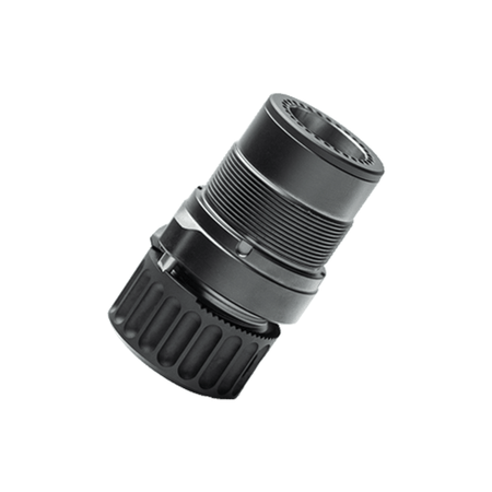 B&T Rotex-SF Titanium and Stainless HUB Adapter 5.56/7.62 Muzzle Device Mount Black