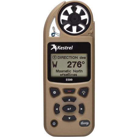 Kestrel 5500 Environmental Weather Meter Bluetooth LiNK Vane Mount Included Desert Tan