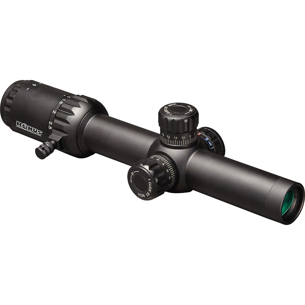 Konus Event 1-10x24mm 30mm SFP Illuminated Circle Dot Reticle Rifle Scope