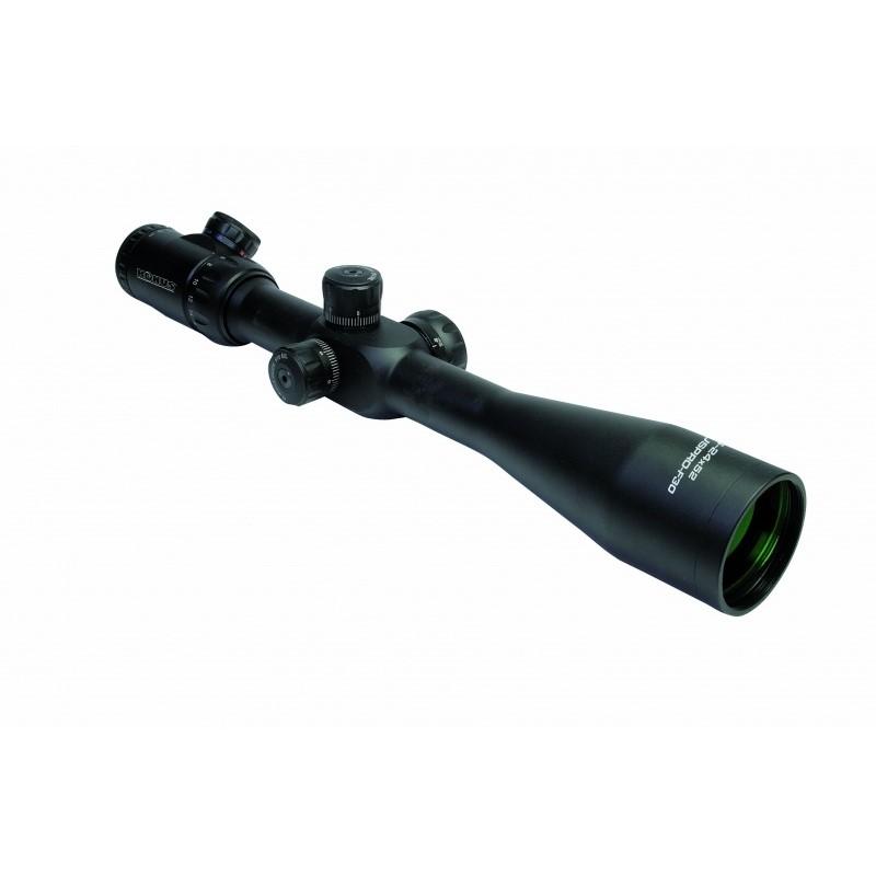 KonusPro F-30 6-24x52 First Focal Plane Illuminated Mil-Dot Scope Matte Black