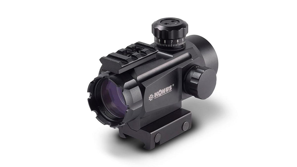KONUSIGHT Tactical Red/Green Illuminated Multi-Reticle Red Dot Sight