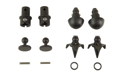 KNS Precision Snapfoot Quick Change Bipod Foot System for Magpul Bipods, Black Snapfoot-Magpul Kit