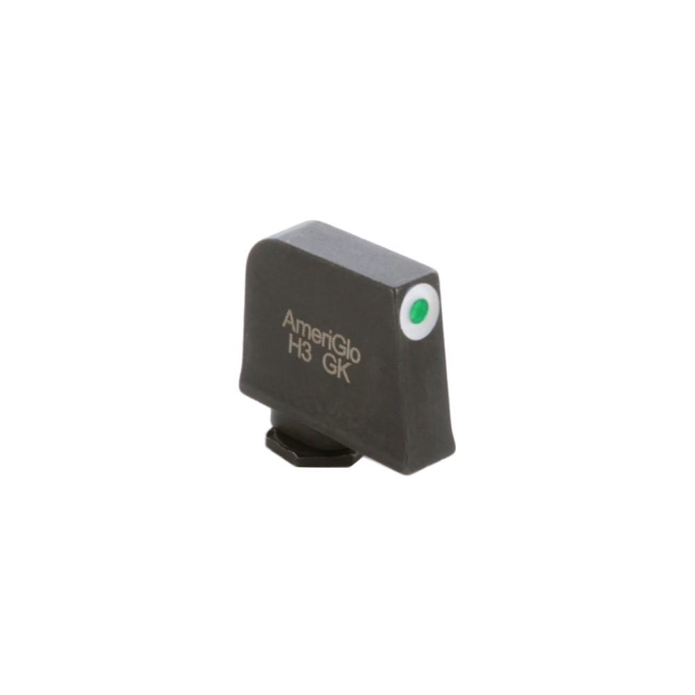 Ameriglo Green Tritium Illuminated Front Sight White Outline for Glock Pistols .385"
