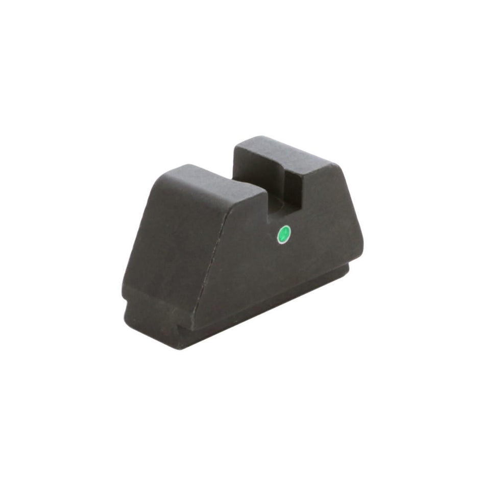 Glock Replacement Rear Sight Ameriglo Green Tritium Single Dot .451in Overall Height .165in Notch