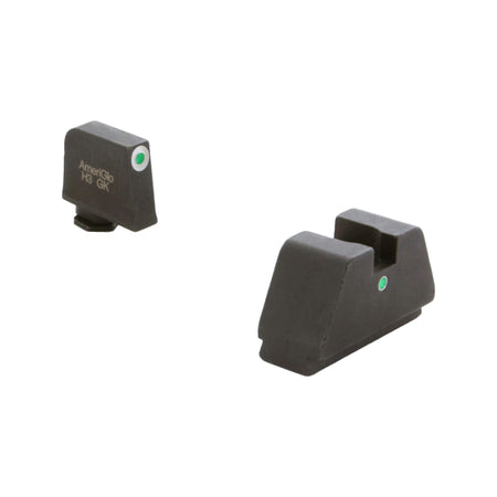 Ameriglo 3XL Tall Tritium Night Sight Set Green Front White Outline for All Glocks