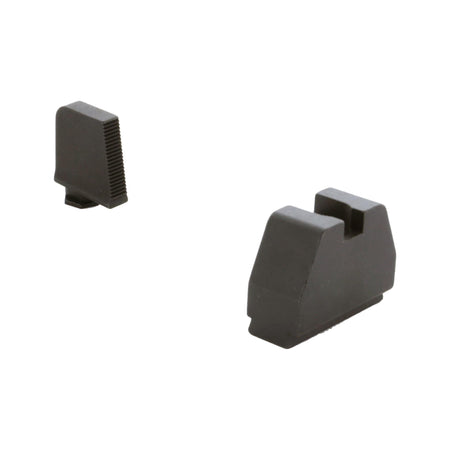Ameriglo 8XL Glock Handgun Sight Set Black Serrated .475 Front, Flat Black .578 Rear