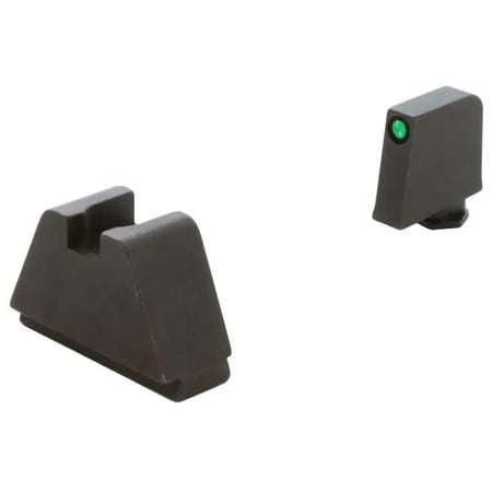 Ameriglo 4XL Tritium Night Sights for Glock – Elevated Co-Witness, Green Front/Black Rear
