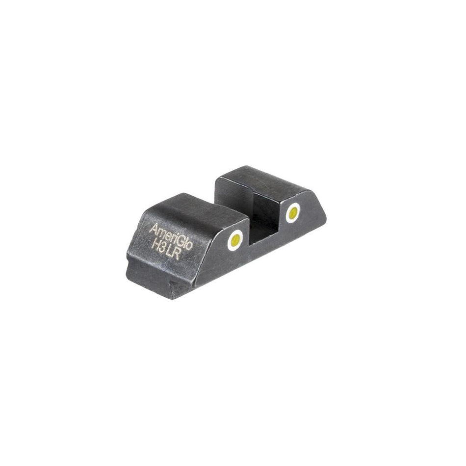 Ameriglo Glock 42/43/43X/48 Tritium Rear Sight Yellow 2-Dot with White Front