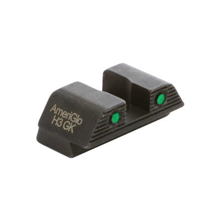 Glock 42/43/43X/48 Replacement Rear Sight – Ameriglo Green Tritium 2-Dot .165in Square Notch