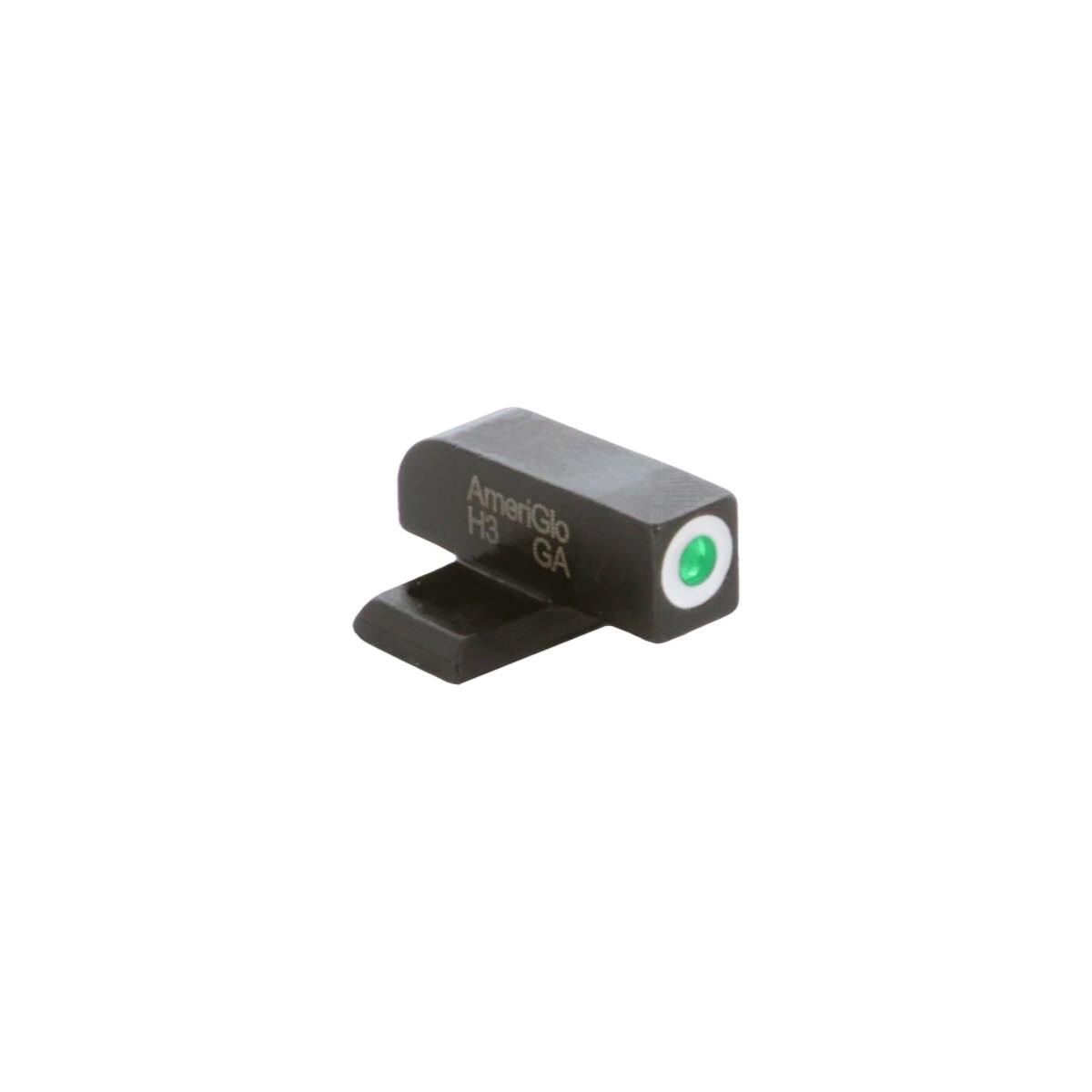 Ameriglo Tritium Front Sight for Hellcat Standard Green/White Outline .220" H .140" W