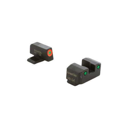 Ameriglo Sig Sauer Trooper Tritium Handgun Sight Set Green Rear Orange Front #6/#8
