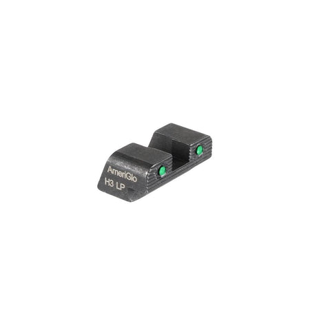 Ameriglo Green Tritium 2-Dot Serrated Rear Sight .250" H .165" Notch #8 Sig/XD/Hellcat