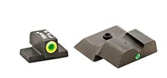 Night Sight Green Tritium Lime Lumi Outline and Green Single Dot for Smith & Wesson M&P Shield