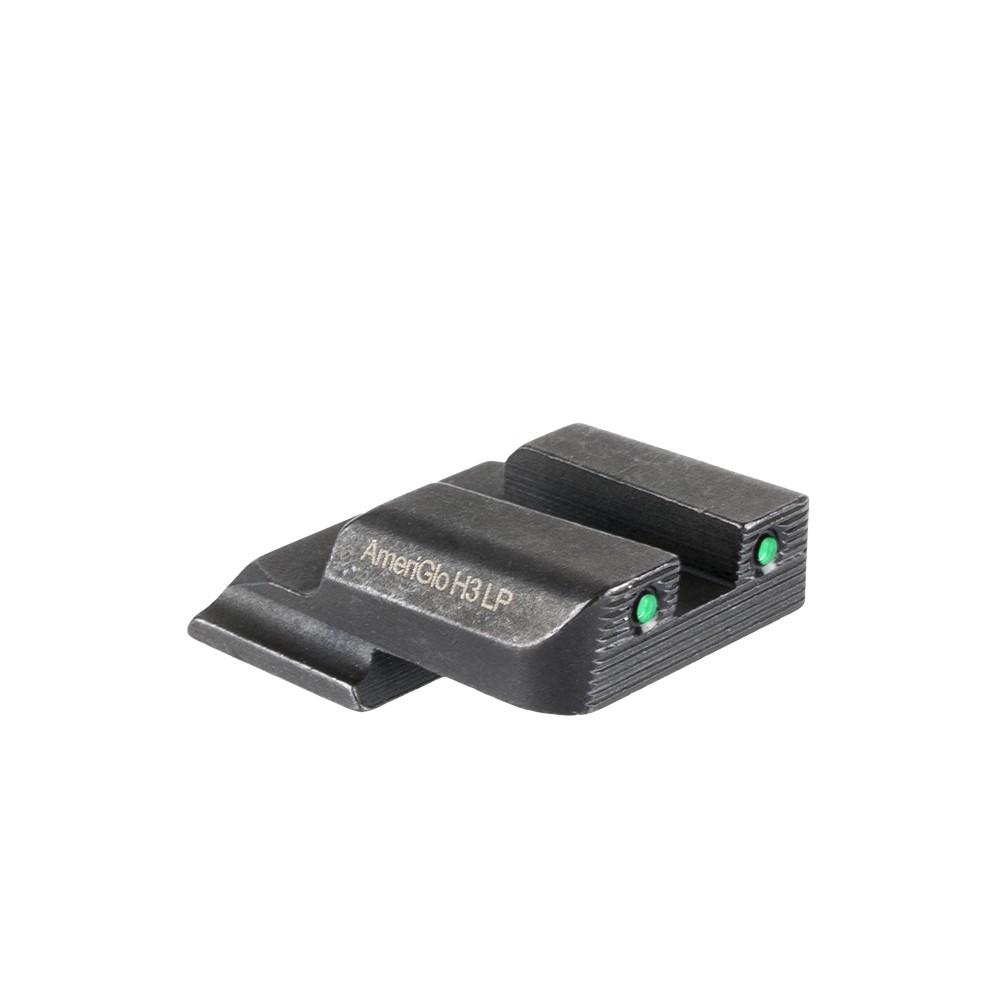 Ameriglo 2-Dot Tritium Rear Handgun Sight S&W M&P Shield Green/Black