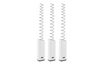 KRISS MagEx2 Kit, .45 ACP, Alpine White Finish, 3-Pack, Baseplate/Sleeve/Spring Set for Glock 21 Mags KVA-MX2K45AP01