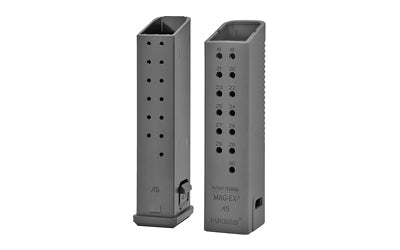 KRISS MagEx2 Kit, .45 ACP, Black, 3-Pack, Baseplate/Sleeve/Spring Set for Glock 21 Magazines KVA-MX2K45BL01