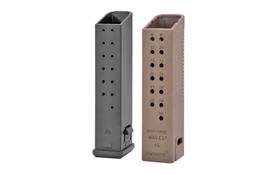 KRISS MagEx2 Kit, .45 ACP, Flat Dark Earth, 3-Pack, Baseplate/Sleeve/Spring Set for Glock 21 Magazines KVA-MX2K45FD01