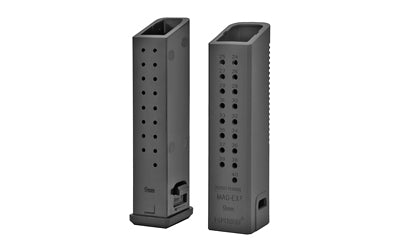 KRISS MagEx2 Kit, 9MM, Black, 3-Pack, Extended Baseplate/Sleeve/Spring Set for Glock 17 Magazines KVA-MX2K90BL01