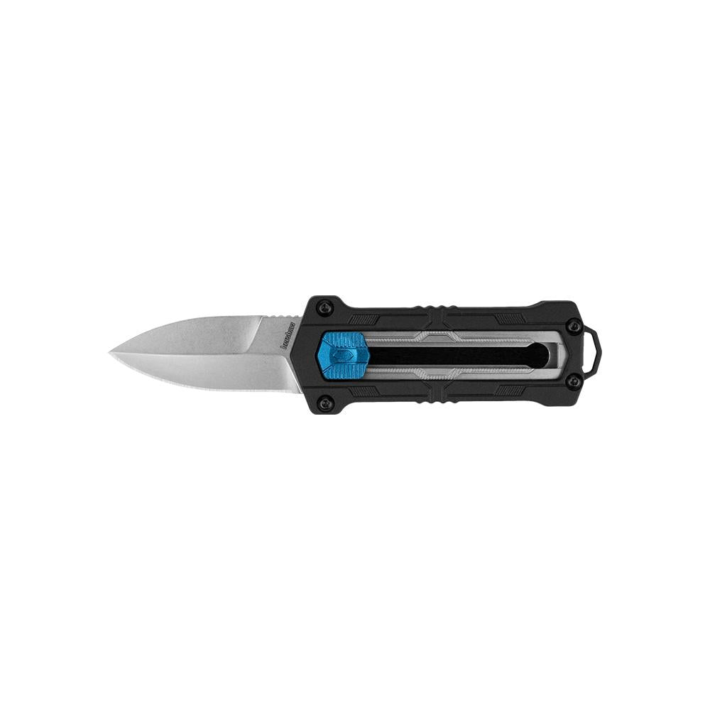 Kershaw Kapsule Manual Out-the-Front Folding Knife 1.9 Inch Spear Point Black
