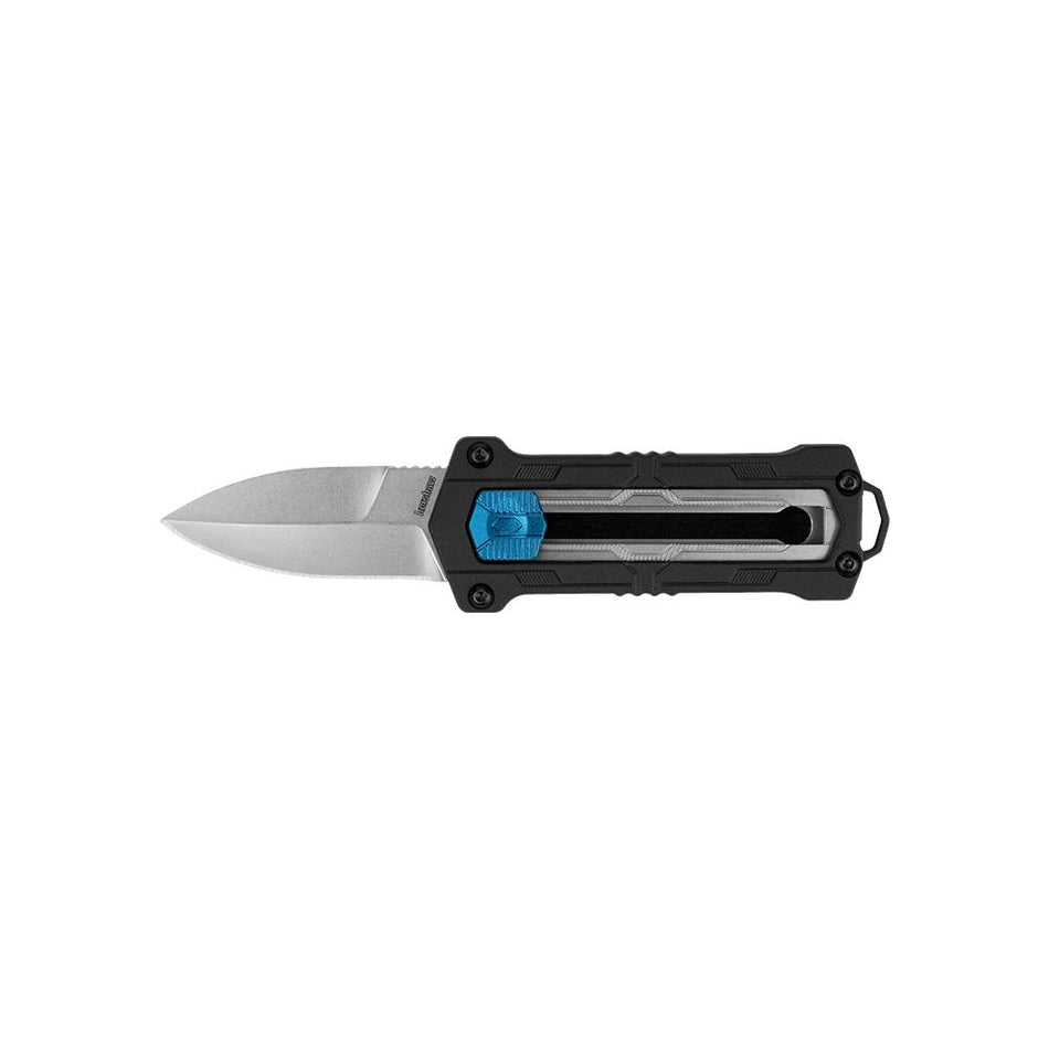 Kershaw Kapsule Manual Out-the-Front Folding Knife 1.9 Inch Spear Point Black