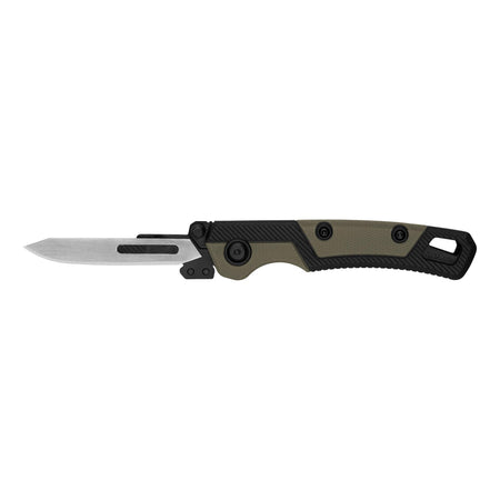 Kershaw Lonerock RBK 2 Skinning Knife with 15 Replacement Blades Tan Black
