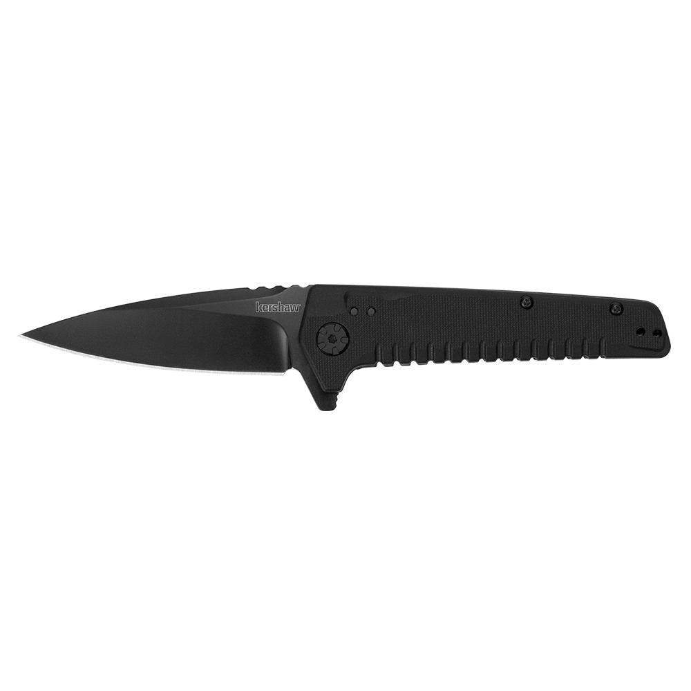 Kershaw Fatback 3-1/2" Drop Point Folder Assisted Opening Black Knife