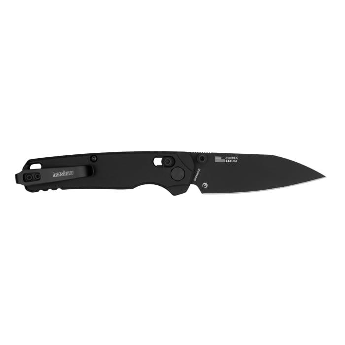 Kershaw Bel Air Folder 3-1/10" Reverse Tanto Black MagnaCut Blade