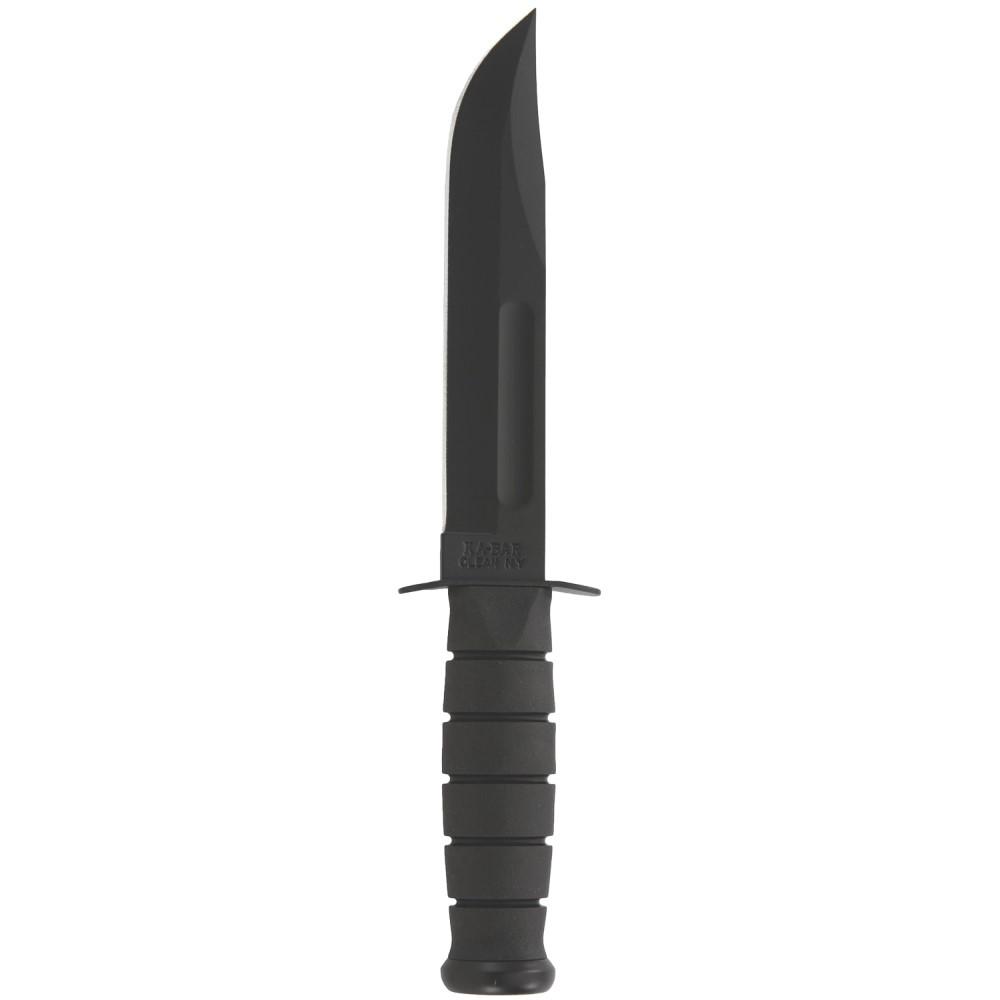 Ka-Bar Fixed Knife 7 Inch Clip Point Black with Sheath