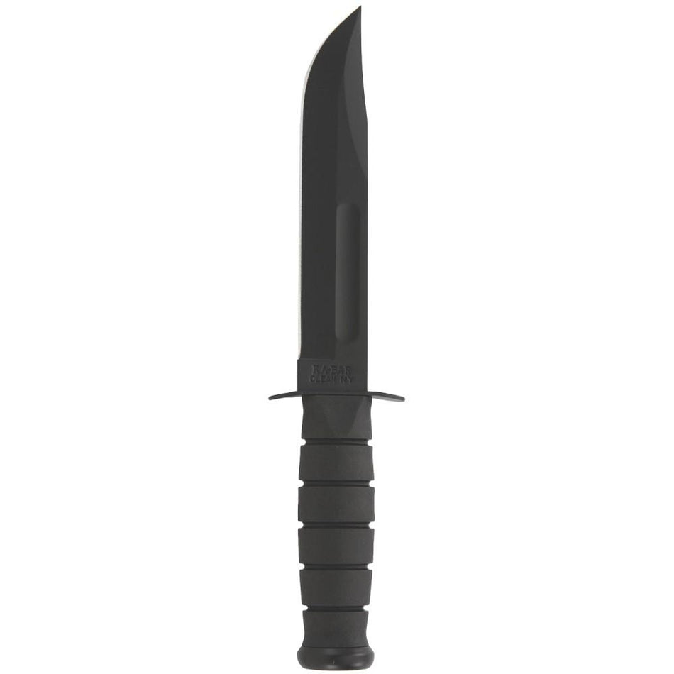 Ka-Bar Fixed Knife 7 Inch Clip Point Black with Sheath