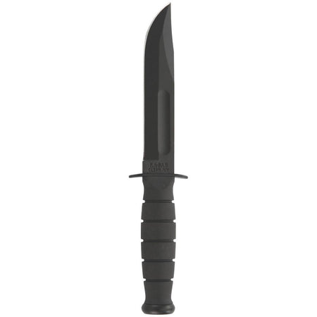 Ka-Bar Short Fixed Knife 5-1/4" Clip Point Blade with MOLLE Sheath Black