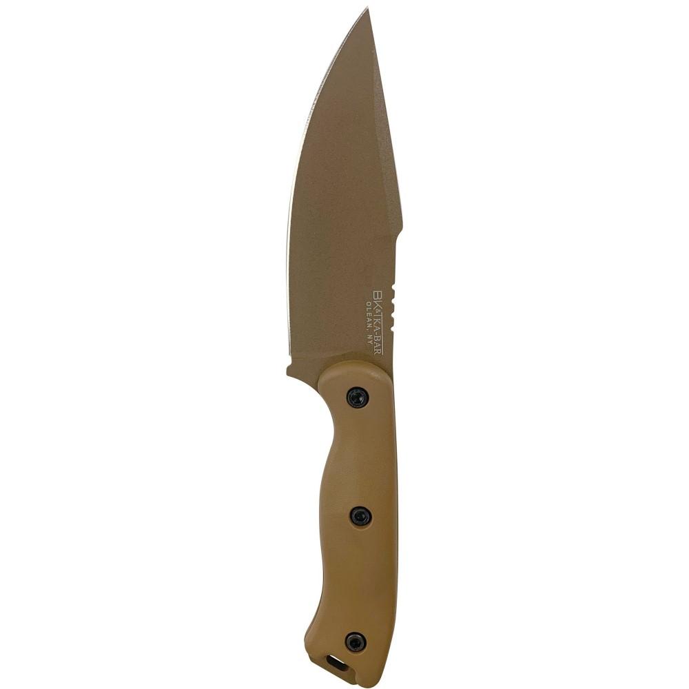 Ka-Bar Becker Harpoon BK18 Fixed Blade Knife with Brown Ultramid Handles