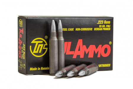 Tula .223 Rem 55Gr Full Metal Jacket(FMJ) Steel Case