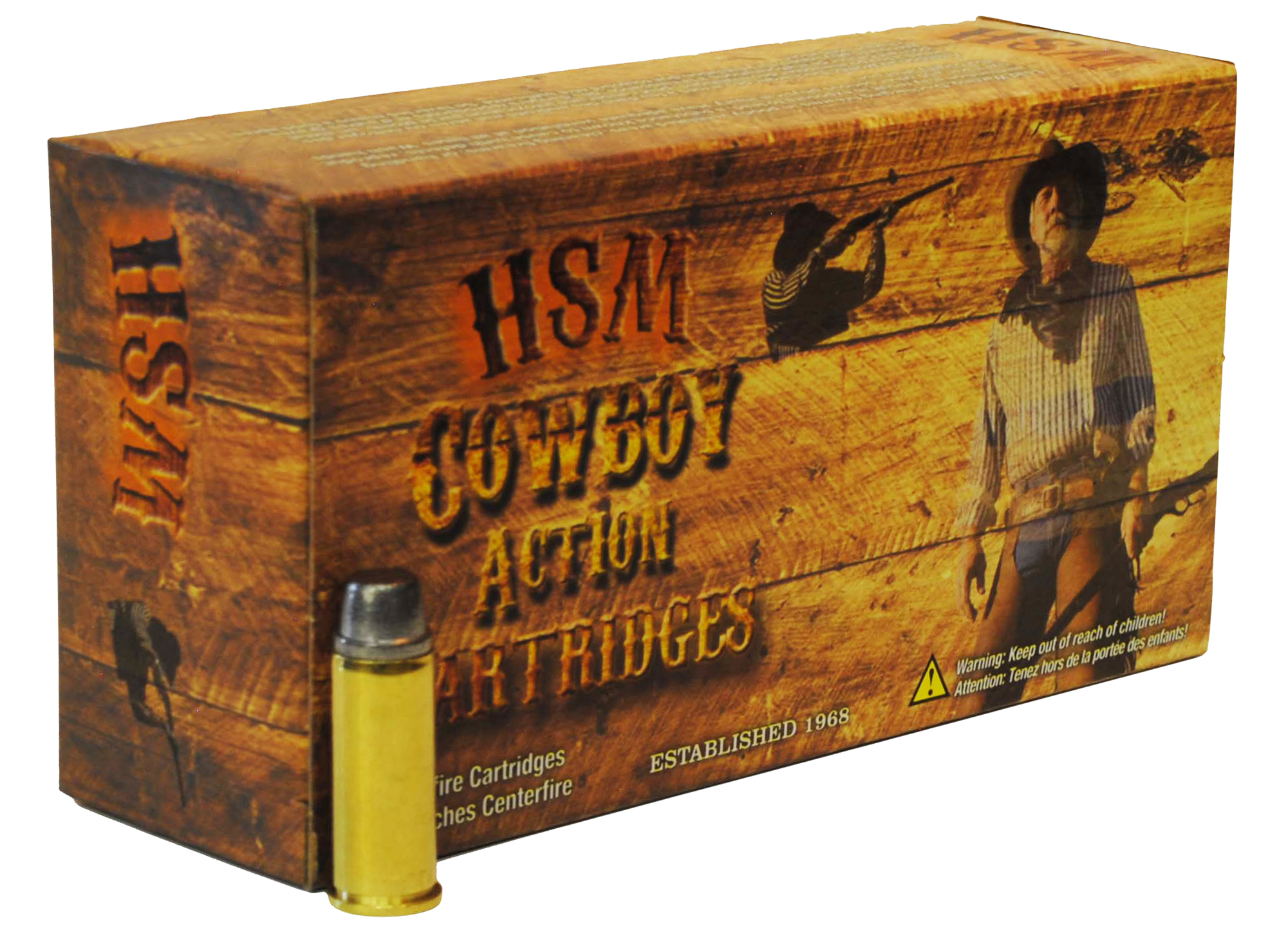 HSM Cowboy Action 41 Rem Mag 210 Grain Semi Wadcutter