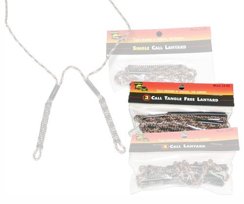 Haydel's Triple Camo Hunting Call Lanyard Carry Strap