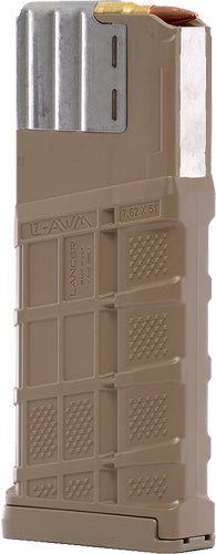 Lancer L7AWM Gen 2 SR-25 7.62x51mm 25-Round Opaque FDE Rifle Mag