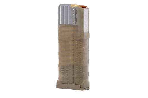 Lancer L7AWM Gen2 SR-25 7.62x51 25rd FDE Translucent Rifle Mag