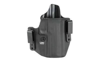 LAG Tactical Defender Series Right Hand Kydex IWB/OWB Holster, SIG P320 Full Size 9/40, Black
