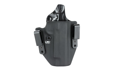 L.A.G. Tactical Defender Series Right Hand Kydex Holster for 1911 Rail 5" Barrel, IWB/OWB, Black