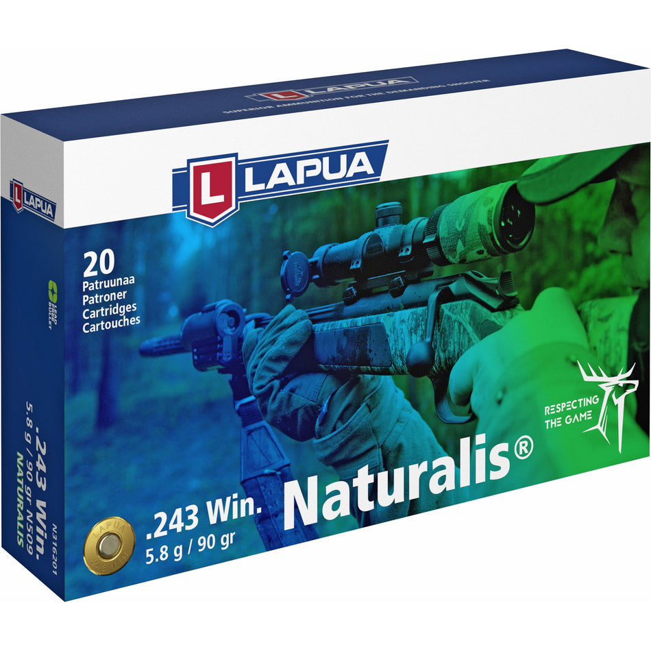 Lapua  Full Metal Jacket 90 Grain .243 Winchester  6418267102520