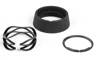 LBE Unlimited AR-10 Delta Ring Assembly, .308, Complete with Slip Ring and Snap Ring, Black ARDRA308