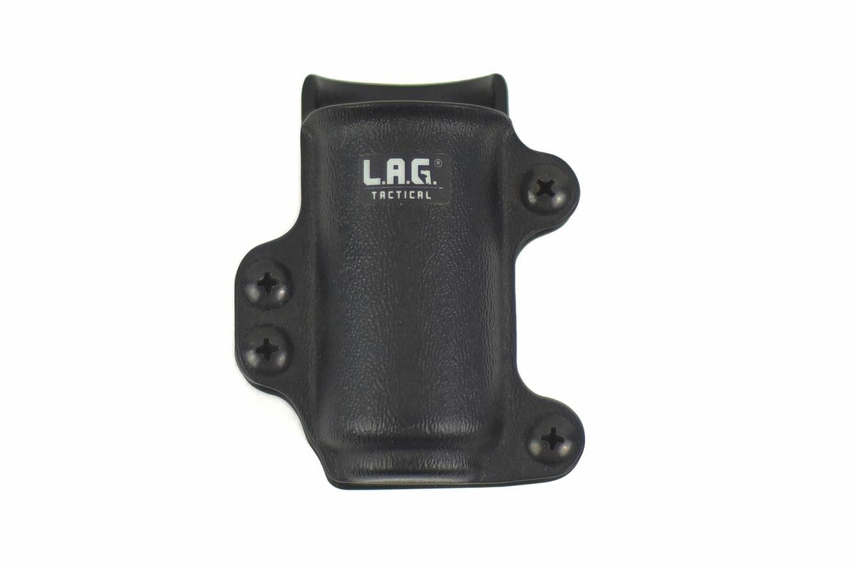 L.A.G. Tactical MCS Belt Holster for 1.3" Flashlight or Pepper Spray Black
