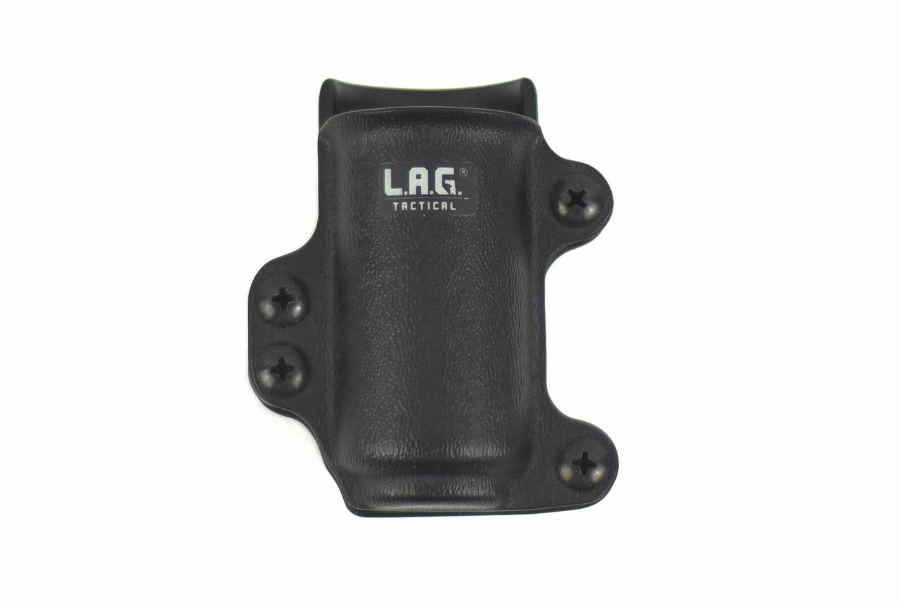 L.A.G. Tactical MCS Belt Holster for 1.3" Flashlight or Pepper Spray Black