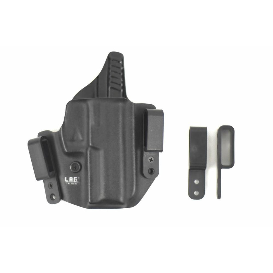 L.A.G. Tactical Defender Adjustable Retention Holster for Glock 17/22/31 Black RH