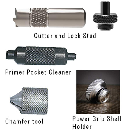 Lee Deluxe Case Conditioning Set with Cutter and Chamfer Tool