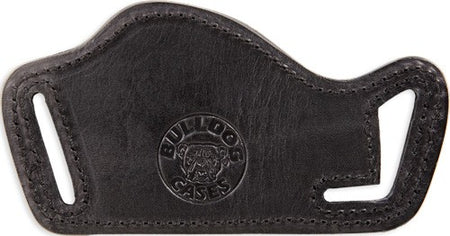 Bulldog Leather Lay Flat Belt Slide Holster for Large Frame Autos Black