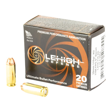 Lehigh Defense Xtreme Defense Fluid Transfer Monolithic 115 Grain 10mm Auto 1700 fps 810025508555