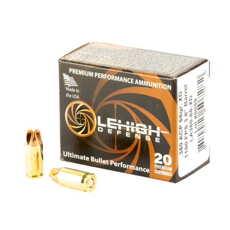 Lehigh Defense Xtreme Defense Fluid Transfer Monolithic 68 Grain .380 ACP/Auto 1100 fps 810025507282