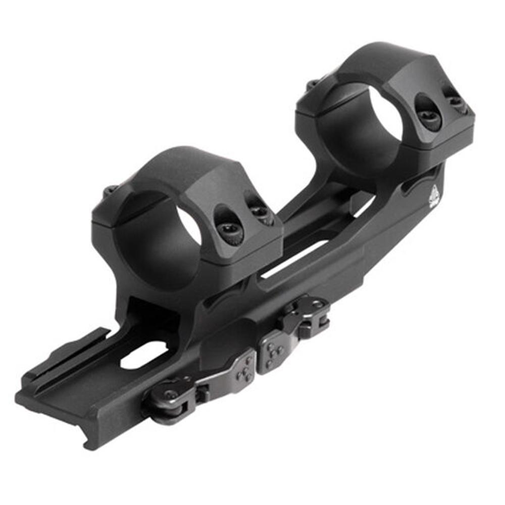 Leapers UTG 1" Medium Profile QR Cantilever Mount 50mm Offset Black