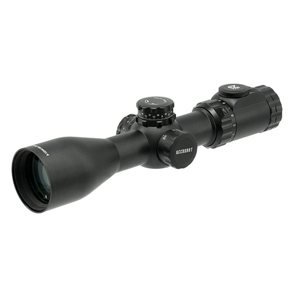 UTG OP3 3-12x44mm 30mm Compact AO Illuminated UMOA Glass Reticle Rifle Scope