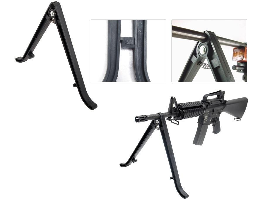 Leapers Foldable Synthetic Clamp-On Barrel Bipod